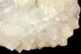 Fluorescent Calcite Crystal Cluster on Barite - Morocco #141028-3